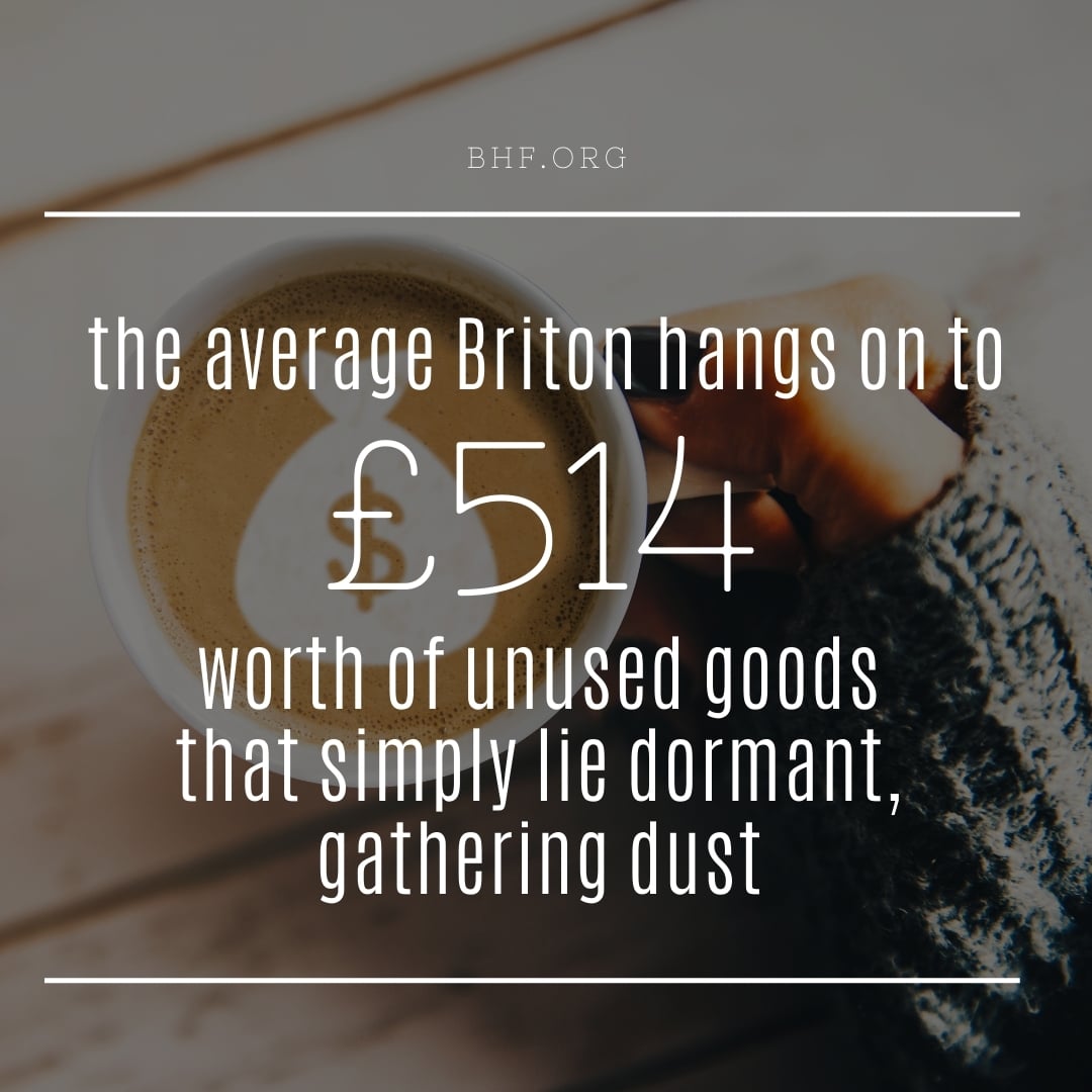 Statistic - how much people hang onto worth of stuff